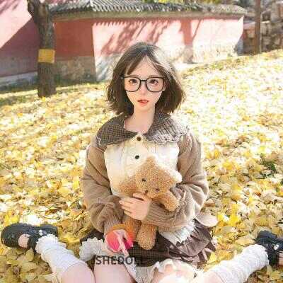 SHEDOLL ルオ・イ 152cm 学園風スイートハート-Aカップチェックスカート | 加熱ボディ+植毛カスタム | 純欲系彼女の秋デート